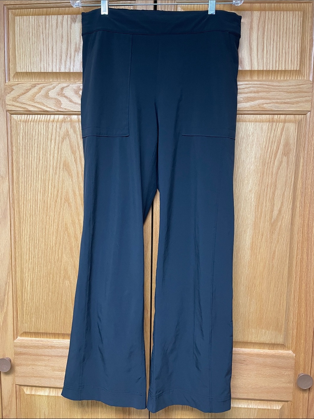 Athleta Black Wide Leg Performance Pants - Size 10